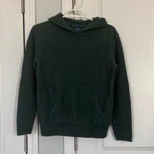 GAP Dark Green Knit Hoodie Sweatshirt